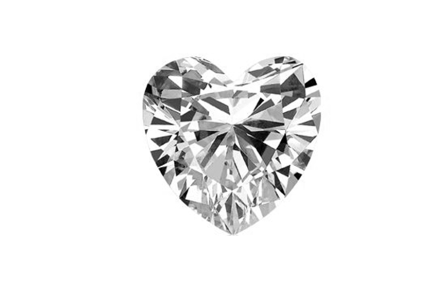 Heart diamond shape